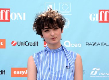 GiFFONI VALİNA PİANA - 28 Temmuz 2024: Giffoni Film Festivali 2024 'te Tecla Insolia - 28 Temmuz 2024' te Giffoni Valle Piana, İtalya.