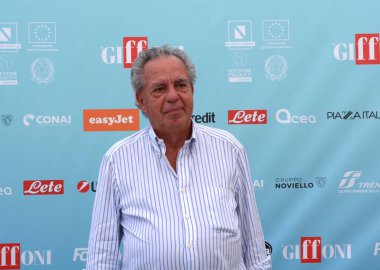 GIFFONI VALLE PIANA - 28 Temmuz 2024: Vince Tempera Giffoni Film Festivali 2024 - 28 Temmuz 2024 Giffoni Valle Piana, İtalya.