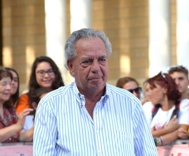 GIFFONI VALLE PIANA - 28 Temmuz 2024: Vince Tempera Giffoni Film Festivali 2024 - 28 Temmuz 2024 Giffoni Valle Piana, İtalya.