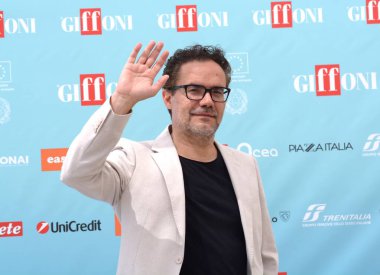 GIFFONI VALLE PIANA - 28 Temmuz 2024: Alessandro Rosina Giffoni Film Festivali 2024 - 28 Temmuz 2024 Giffoni Valle Piana, İtalya.