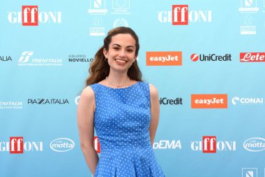 GiFFONI VALLE PIANA - 19 Temmuz 2024: Arianna Craviotto Giffoni Film Festivali 2024 - 19 Temmuz 2024 tarihinde Giffoni Valle Piana, İtalya.