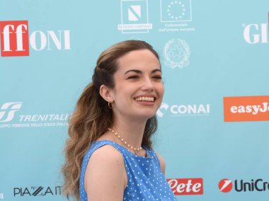 GiFFONI VALLE PIANA - 19 Temmuz 2024: Arianna Craviotto Giffoni Film Festivali 2024 - 19 Temmuz 2024 tarihinde Giffoni Valle Piana, İtalya.