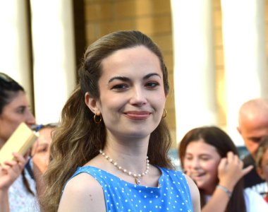 GiFFONI VALLE PIANA - 19 Temmuz 2024: Arianna Craviotto Giffoni Film Festivali 2024 - 19 Temmuz 2024 tarihinde Giffoni Valle Piana, İtalya.