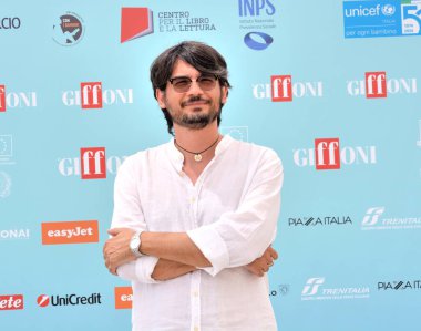 GiFFONI VALONI PİANA - 19 Temmuz 2024: Luigi Marmo Giffoni Film Festivali 2024 - 19 Temmuz 2024 Giffoni Valle Piana, İtalya.