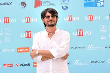 GiFFONI VALONI PİANA - 19 Temmuz 2024: Luigi Marmo Giffoni Film Festivali 2024 - 19 Temmuz 2024 Giffoni Valle Piana, İtalya.
