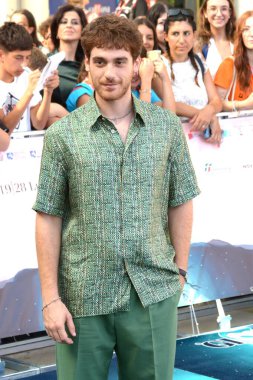 GIFFONI VALLE PIANA - 19 Temmuz 2024: Federico Cesari Giffoni Film Festivali 2024 - 19 Temmuz 2024 Giffoni Valle Piana, İtalya.