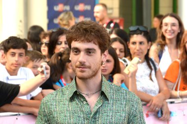 GIFFONI VALLE PIANA - 19 Temmuz 2024: Federico Cesari Giffoni Film Festivali 2024 - 19 Temmuz 2024 Giffoni Valle Piana, İtalya.