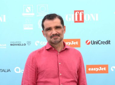 GIFFONI VALLE PIANA - 19 Temmuz 2024: Daniele Mencarelli Giffoni Film Festivali 2024 - 19 Temmuz 2024 Giffoni Valle Piana, İtalya.