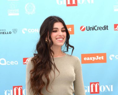 GiFFONI VALLE PIANA - 20 Temmuz 2024: Giulia Izzo Giffoni Film Festivali 2024 - 20 Temmuz 2024 Giffoni Valle Piana, İtalya.