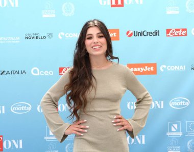 GiFFONI VALLE PIANA - 20 Temmuz 2024: Giulia Izzo Giffoni Film Festivali 2024 - 20 Temmuz 2024 Giffoni Valle Piana, İtalya.