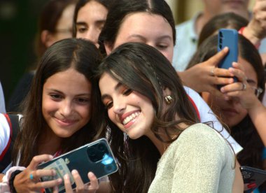 GiFFONI VALLE PIANA - 20 Temmuz 2024: Giulia Izzo Giffoni Film Festivali 2024 - 20 Temmuz 2024 Giffoni Valle Piana, İtalya.