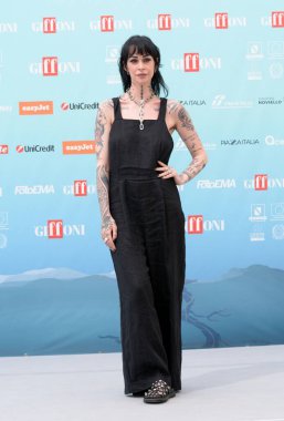 GiFFONI VALONI PİANA - 20 Temmuz 2024: Valentina Dallari Giffoni Film Festivali 2024 - 20 Temmuz 2024 Giffoni Valle Piana, İtalya.