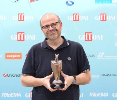 GiFFONI VALONI PİANA - 20 Temmuz 2024: Paolo Benanti rahip ve teolog Giffoni Film Festivali 2024 - 20 Temmuz 2024 tarihinde Giffoni Valle Piana, İtalya.