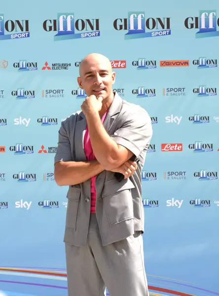 stock image GIFFONI VALLE PIANA,ITALY - July 20,2024 : Danilo Fanfano at Giffoni Film Festival 2024 - on July 20, 2024 in Giffoni Valle Piana, Italy.