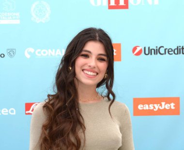 GiFFONI VALLE PIANA - 20 Temmuz 2024: Giulia Izzo Giffoni Film Festivali 2024 - 20 Temmuz 2024 Giffoni Valle Piana, İtalya.