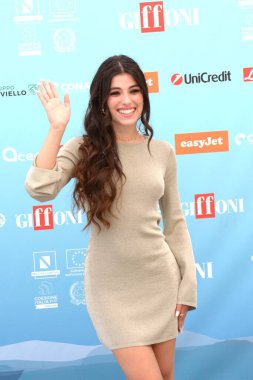 GiFFONI VALLE PIANA - 20 Temmuz 2024: Giulia Izzo Giffoni Film Festivali 2024 - 20 Temmuz 2024 Giffoni Valle Piana, İtalya.