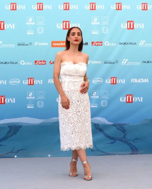 Giffoni Film Festivali 2024 'te Cristiana Dell' Anna 20 Temmuz 2024 'te Giffoni Valle Piana, İtalya' da.
