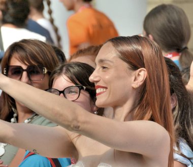 Giffoni Film Festivali 2024 'te Cristiana Dell' Anna 20 Temmuz 2024 'te Giffoni Valle Piana, İtalya' da.