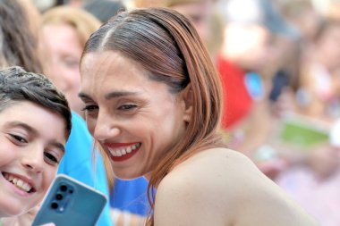 Giffoni Film Festivali 2024 'te Cristiana Dell' Anna 20 Temmuz 2024 'te Giffoni Valle Piana, İtalya' da.