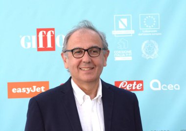 GIFFONI VALLE PIANA - 20 Temmuz 2024: Vincenzo Morgante Giffoni Film Festivali 2024 - 20 Temmuz 2024 Giffoni Valle Piana, İtalya.