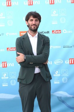 GiFFONI VALLE PİANA - 20 Temmuz 2024: Gianni Vukaj Giffoni Film Festivali 2024 - 20 Temmuz 2024 Giffoni Valle Piana, İtalya.