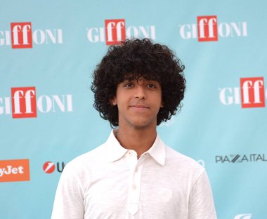 GiFFONI VALONI PİANA - 20 Temmuz 2024: Robel Tesfamichael Giffoni Film Festivali 2024 - 20 Temmuz 2024 tarihinde Giffoni Valle Piana, İtalya.