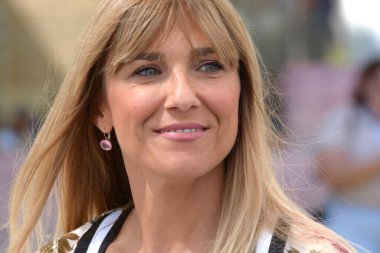 GIFFONI VALLE PIANA - 21 Temmuz 2024: Veronica Baldaccini Giffoni Film Festivali 2024 - 21 Temmuz 2024 Giffoni Valle Piana, İtalya.