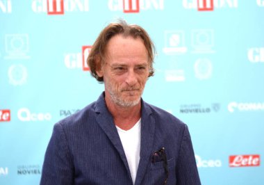 GIFFONI VALLE PIANA - 21 Temmuz 2024: Giffoni Film Festivali 2024 Massimiliano Rossi - 21 Temmuz 2024 Giffoni Valle Piana, İtalya.