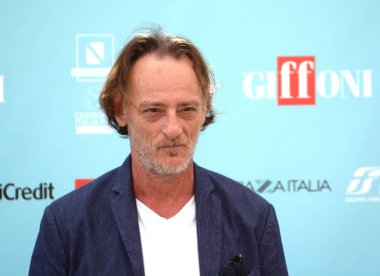 GIFFONI VALLE PIANA - 21 Temmuz 2024: Giffoni Film Festivali 2024 Massimiliano Rossi - 21 Temmuz 2024 Giffoni Valle Piana, İtalya.
