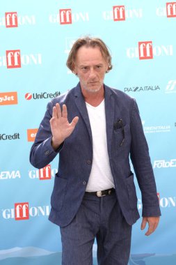 GIFFONI VALLE PIANA - 21 Temmuz 2024: Giffoni Film Festivali 2024 Massimiliano Rossi - 21 Temmuz 2024 Giffoni Valle Piana, İtalya.