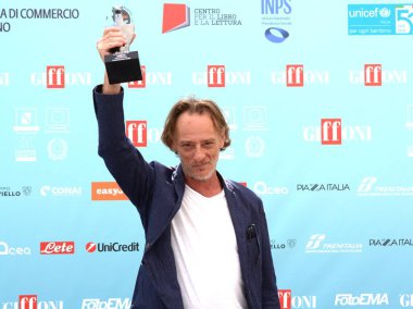 GIFFONI VALLE PIANA - 21 Temmuz 2024: Giffoni Film Festivali 2024 Massimiliano Rossi - 21 Temmuz 2024 Giffoni Valle Piana, İtalya.