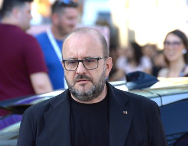 GIFFONI VALLE PIANA - 21 Temmuz 2024: Mauro Berruto Giffoni Film Festivali 2024 - 21 Temmuz 2024 Giffoni Valle Piana, İtalya.