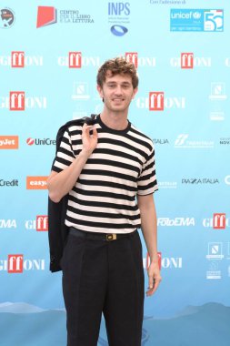 GIFFONI VALLE PIANA - 21 Temmuz 2024: Jozef Gjura Giffoni Film Festivali 2024 - 21 Temmuz 2024 Giffoni Valle Piana, İtalya.