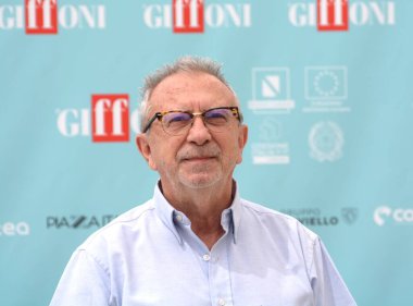 GiFFONI VALLE PIANA - 22 Temmuz 2024: Giovanni Moro Giffoni Film Festivali 2024 - 22 Temmuz 2024 Giffoni Valle Piana, İtalya.