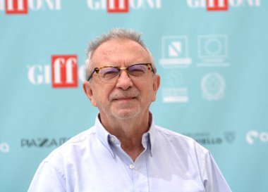 GiFFONI VALLE PIANA - 22 Temmuz 2024: Giovanni Moro Giffoni Film Festivali 2024 - 22 Temmuz 2024 Giffoni Valle Piana, İtalya.