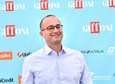GIFFONI VALLE PİANA - 22 Temmuz 2024: Marco Marinuzzi Giffoni Film Festivali 2024 - 22 Temmuz 2024 Giffoni Valle Piana, İtalya.