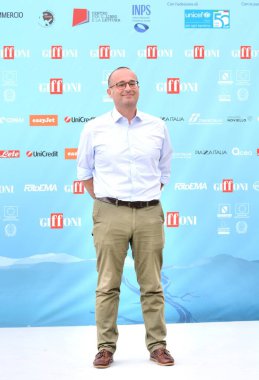 GIFFONI VALLE PİANA - 22 Temmuz 2024: Marco Marinuzzi Giffoni Film Festivali 2024 - 22 Temmuz 2024 Giffoni Valle Piana, İtalya.