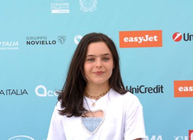 GIFFONI VALLE PIANA,ITALY - July 22,2024 : Sara Ciocca at Giffoni Film Festival 2024 - on July 22, 2024 in Giffoni Valle Piana, Italy. clipart