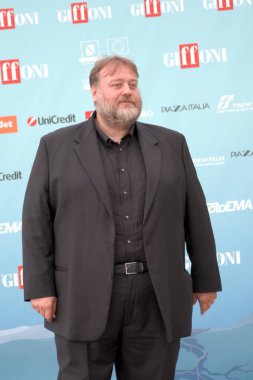 GIFFONI VALLE PIANA - 22 Temmuz 2024: Stefano Fresi Giffoni Film Festivali 2024 - 22 Temmuz 2024 Giffoni Valle Piana, İtalya.