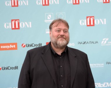 GIFFONI VALLE PIANA - 22 Temmuz 2024: Stefano Fresi Giffoni Film Festivali 2024 - 22 Temmuz 2024 Giffoni Valle Piana, İtalya.