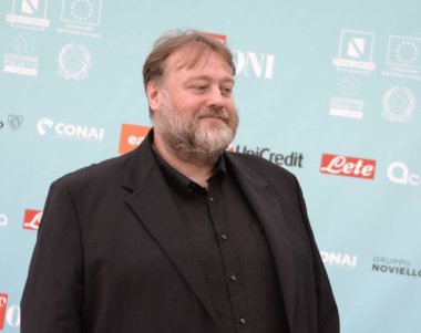 GIFFONI VALLE PIANA - 22 Temmuz 2024: Stefano Fresi Giffoni Film Festivali 2024 - 22 Temmuz 2024 Giffoni Valle Piana, İtalya.