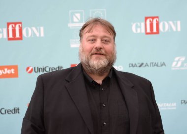 GIFFONI VALLE PIANA - 22 Temmuz 2024: Stefano Fresi Giffoni Film Festivali 2024 - 22 Temmuz 2024 Giffoni Valle Piana, İtalya.