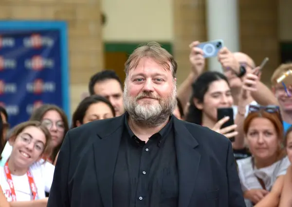 stock image GIFFONI VALLE PIANA,ITALY - July 22,2024 : Stefano Fresi at Giffoni Film Festival 2024 - on July 22, 2024 in Giffoni Valle Piana, Italy.