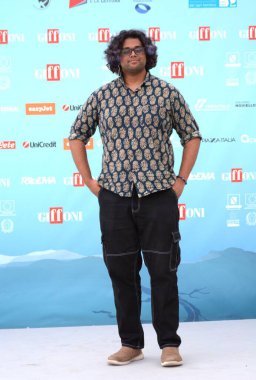 GIFFONI VALLE PIANA - 22 Temmuz 2024: Ackshaj Anand Giffoni Film Festivali 2024 - 22 Temmuz 2024 tarihinde Giffoni Valle Piana, İtalya.
