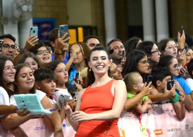 Giffoni Film Festivali 2024 Giovanna Sannino, 22 Temmuz 2024 Giffoni Valle Piana, İtalya.