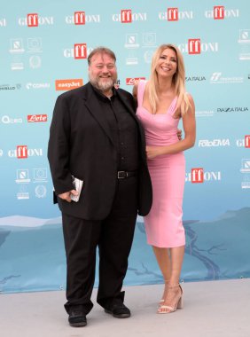 Giffoni Film Festivali 2024 'te Stefano Fresi ve Vera Spadini - 22 Temmuz 2024' te Giffoni Valle Piana, İtalya 'da.