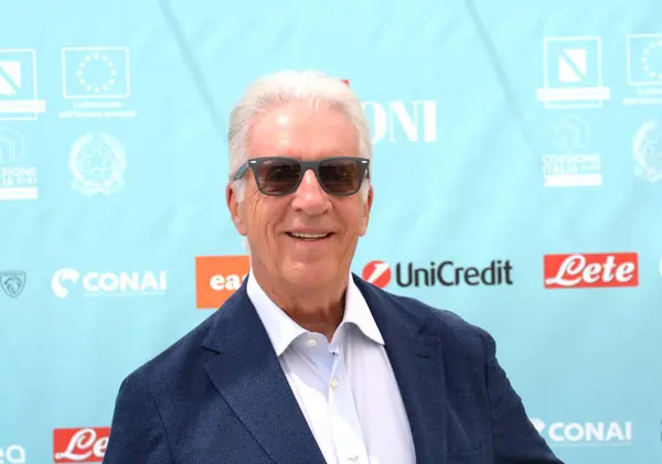 stock image GIFFONI VALLE PIANA,ITALY - July 23,2024 : Piero Ferrari at Giffoni Film Festival 2024 - on July 23, 2024 in Giffoni Valle Piana, Italy.