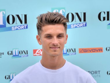 GiFFONI VALLE PIANA - 23 Temmuz 2024: Luca Marini Giffoni Film Festivali 2024 - 23 Temmuz 2024 Giffoni Valle Piana, İtalya.