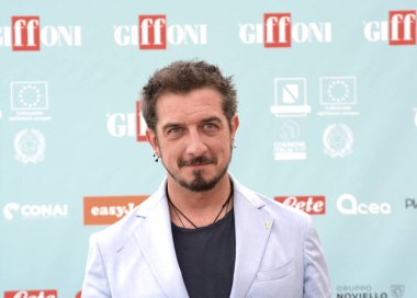 GIFFONI VALLE PIANA,ITALY - July 23,2024 : Paolo Ruffini at Giffoni Film Festival 2024 - on July 23, 2024 in Giffoni Valle Piana, Italy. clipart