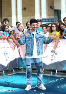 Giffoni Film Festivali 2024 Valentino Bisegna - 23 Temmuz 2024 Giffoni Valle Piana, İtalya.